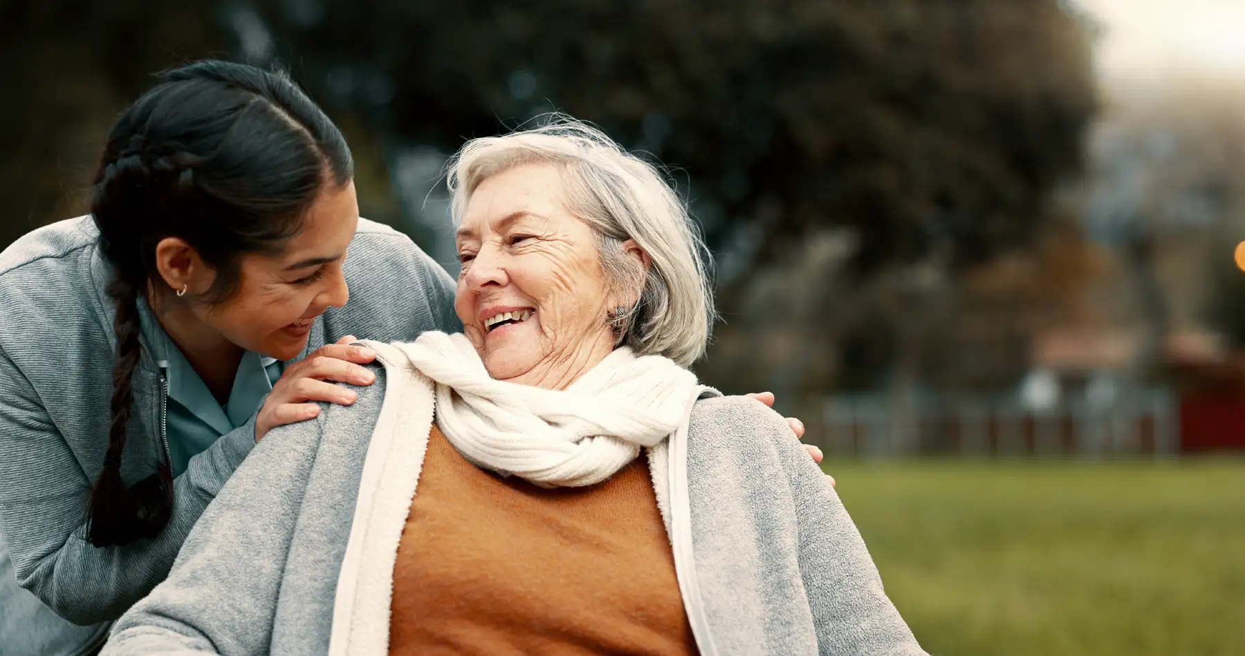 iStock-2032240867 a woman with her arms around her senior mother